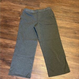 St. John's Bay XL Gray Wide Leg Comfort Waist Pants